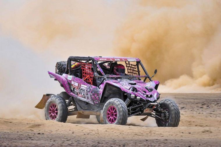La italiana Camelia Liparoti también cambió su quad por un UTV Yamaha