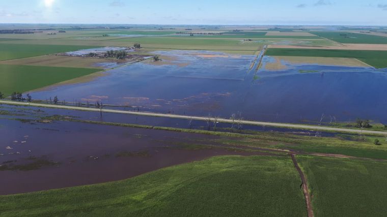 Inundaciones en Justiniano Posse