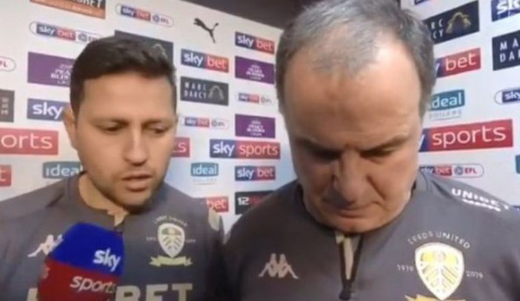  Bielsa se enojó con su traductor 