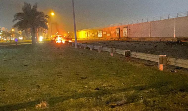 El bombardeo se produjo en el aeropuerto de Bagdad.