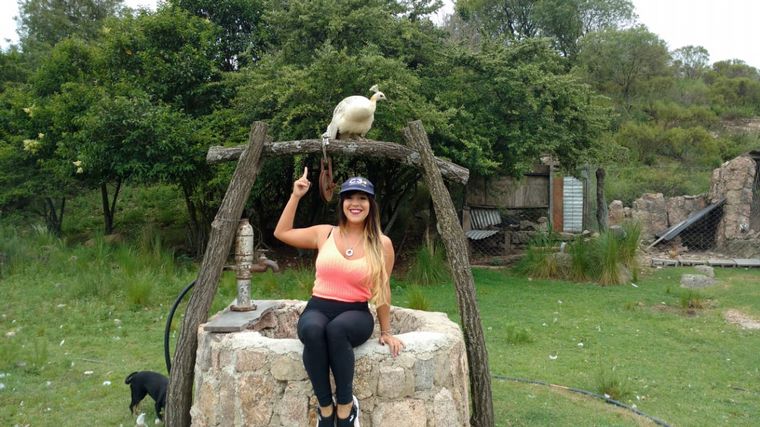 Granja Jazmín de luna, en Tanti.