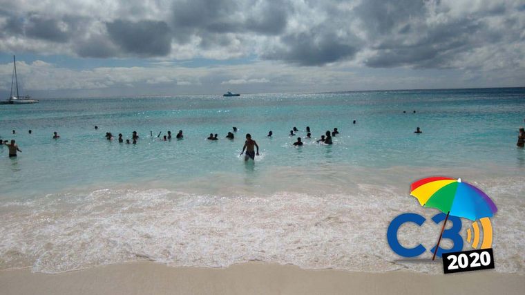 FOTO: Mica Rodríguez de excursión en Punta Cana