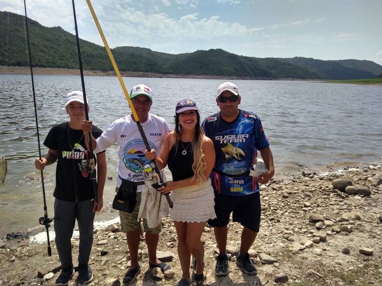 Las Rabonas, un lugar para pescadores en el dique La Viña
