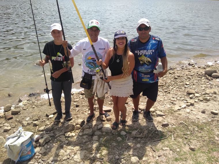 Las Rabonas, un lugar para pescadores en el dique La Viña