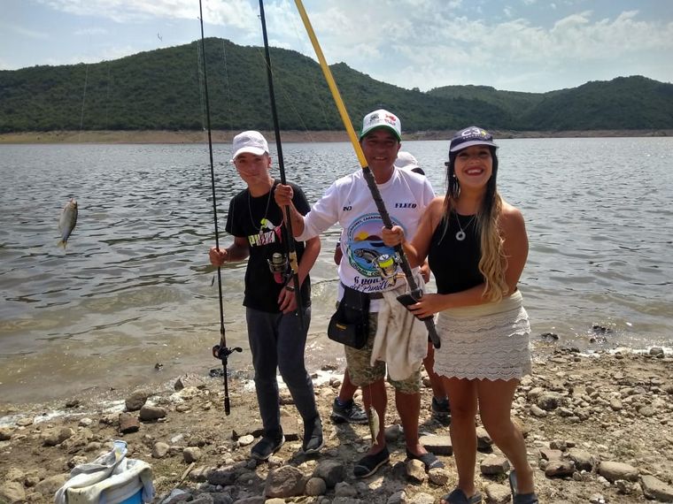 Las Rabonas, un lugar para pescadores en el dique La Viña