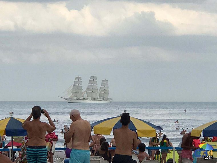 AUDIO: La Fragata Libertad regresó a la costa de Mar del Plata (por Celeste Benecchi)