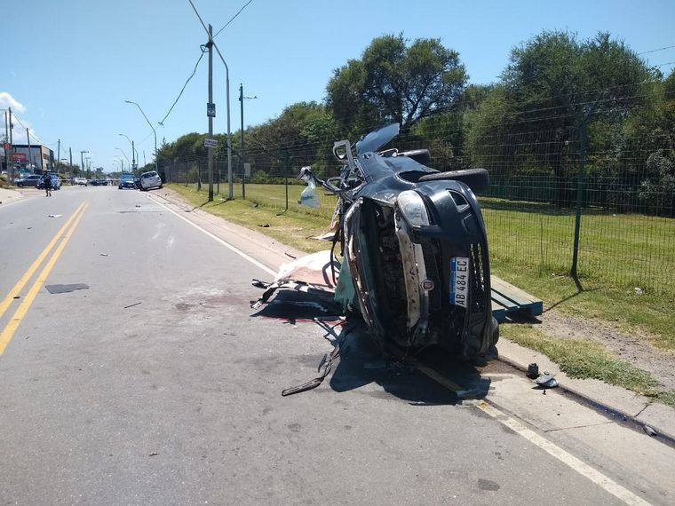 Un muerto en un triple choque en Córdoba.