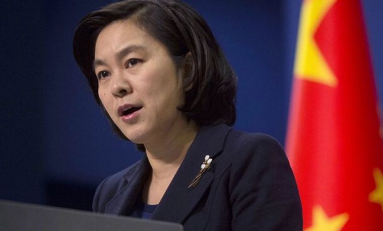 Hua Chunying, vocera del Ministerio de Exteriores de China