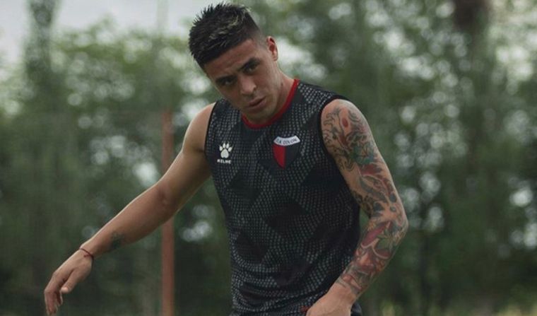 Brian Fernández, delantero de Colón (Foto: Aire de Santa Fe).