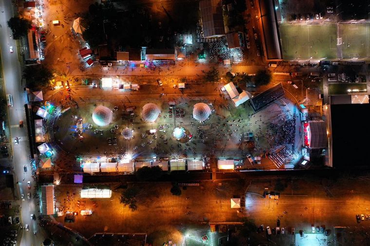 FOTO: Imágenes exclusivas del drone de Cadena 3 del Encuentro de Colectividades.
