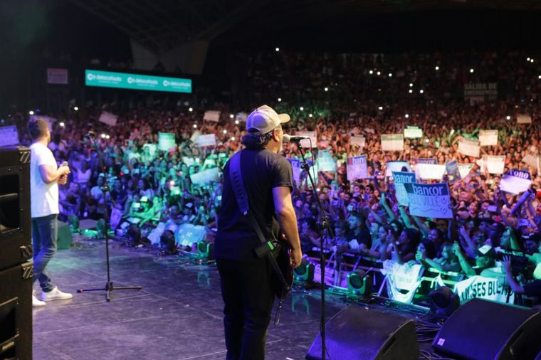 La Barra en la inauguración de la 4ta noche del Festival de Villa María.