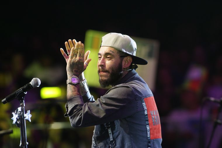 Ulises Bueno en el festival de Villa María.