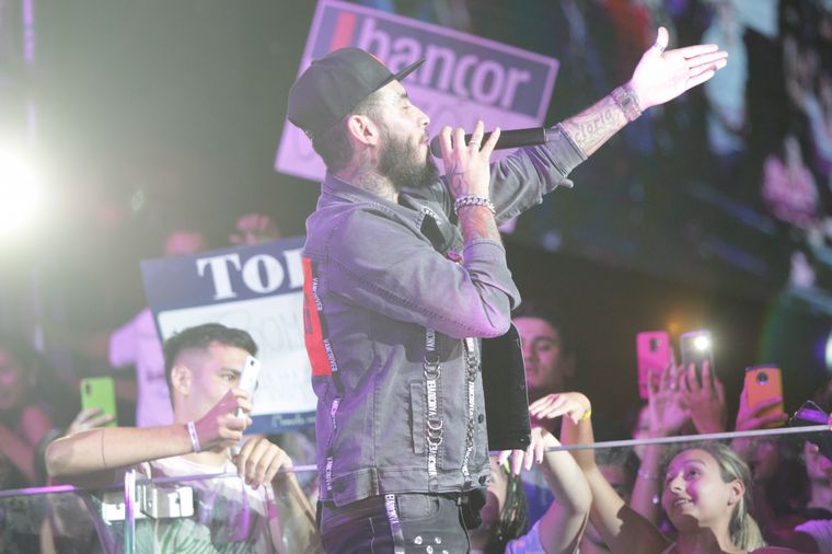 Ulises Bueno en el festival de Villa María.