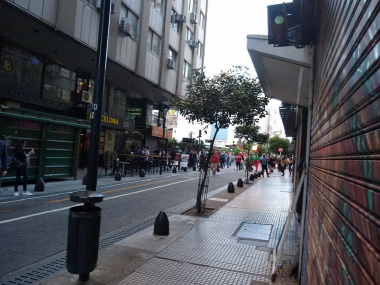 Incendio en microcentro porteño.