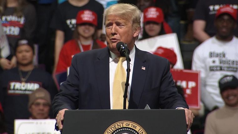 Trump anunció medidas por el coronavirus.