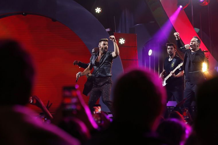El show de Ricky Martin en el Festival de Viña del Mar.
