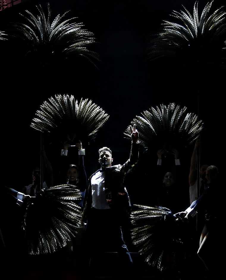 El show de Ricky Martin en el Festival de Viña del Mar.