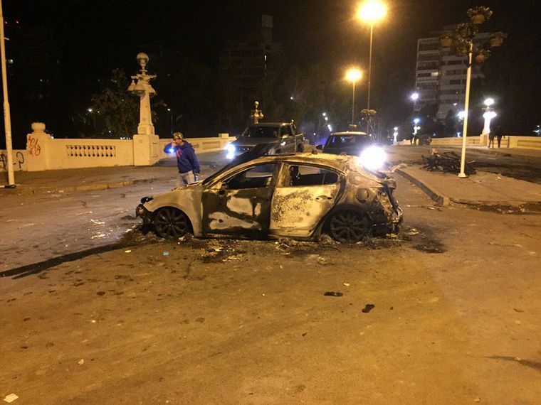 El día después de los disturbios en Viña del Mar