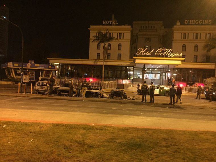 El día después de los disturbios en Viña del Mar