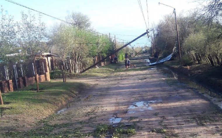 San Vicente una de las más afectadas por el temporal en Traslasierra
