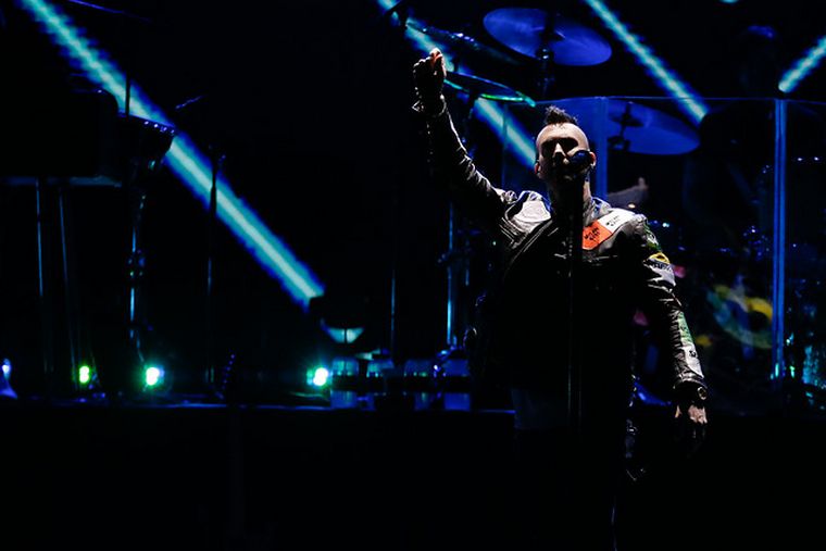 Marron 5 en la quinta noche del Festival de Viña de Mar