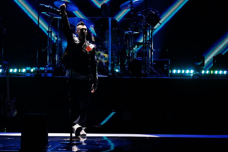 Marron 5 en la quinta noche del Festival de Viña de Mar