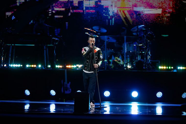 Marron 5 en la quinta noche del Festival de Viña de Mar