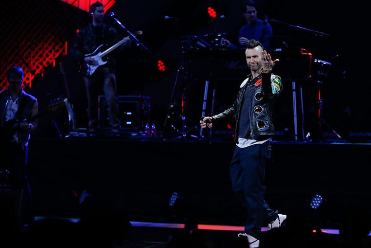 Marron 5 en la quinta noche del Festival de Viña de Mar