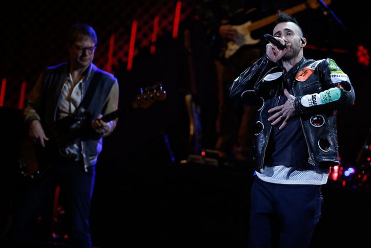 Marron 5 en la quinta noche del Festival de Viña de Mar