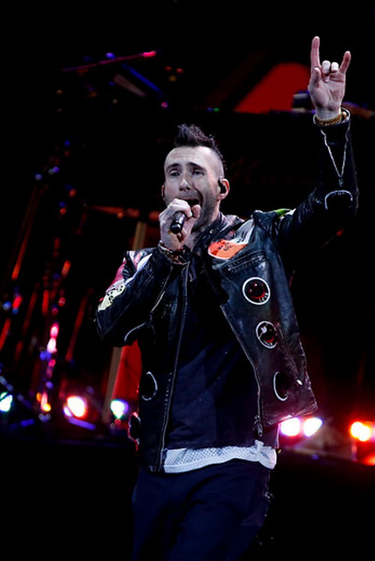 Marron 5 en la quinta noche del Festival de Viña de Mar