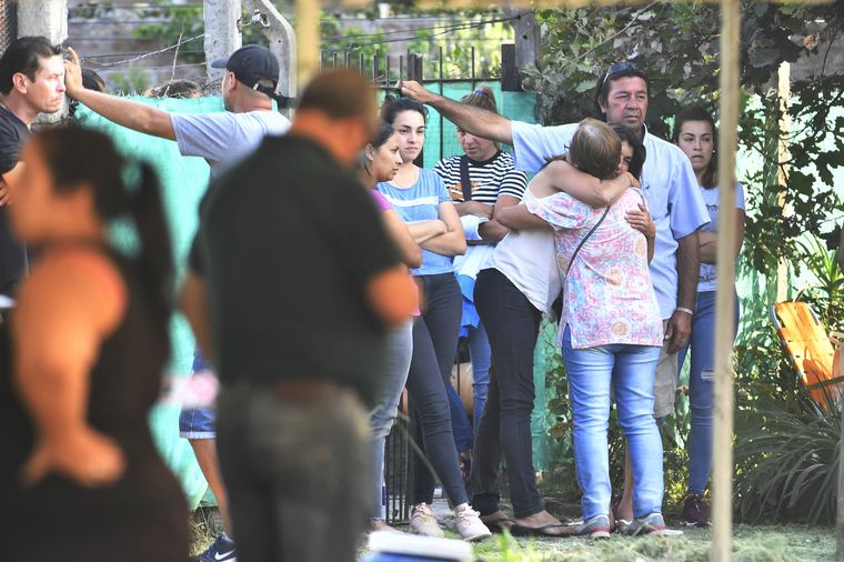 Velaron los restos de Braian Toledo en su casa.