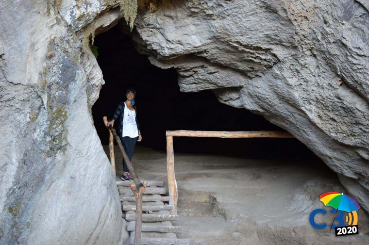 Marcela Psonkevich en el Cerro Leones.