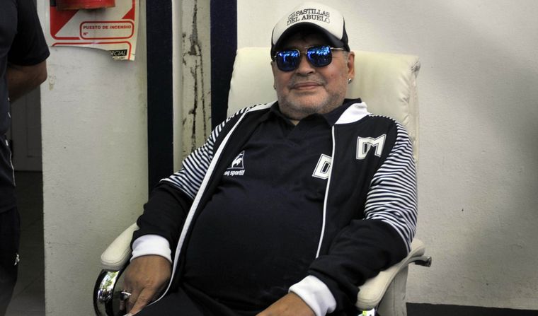 "El Diego" expresó su apoyo al Gobierno nacional.