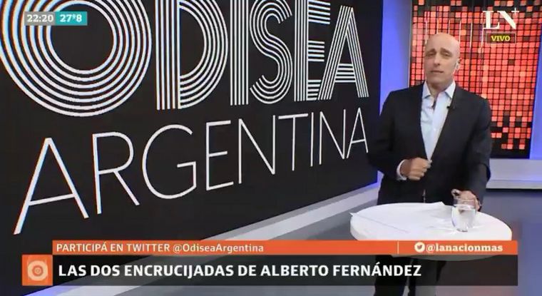 Pagni lo indicó en la apertura del programa Odisea Argentina.