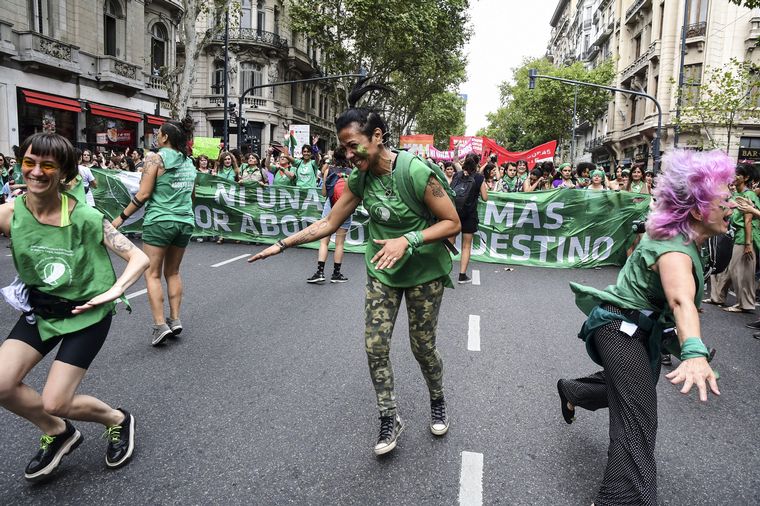 Paro feminista en Buenos Aires