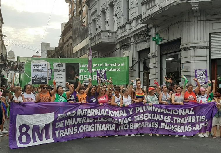 Paro feminista en Rosario