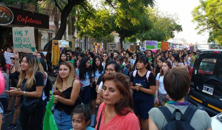 Marchas en San Luis por el 9M.