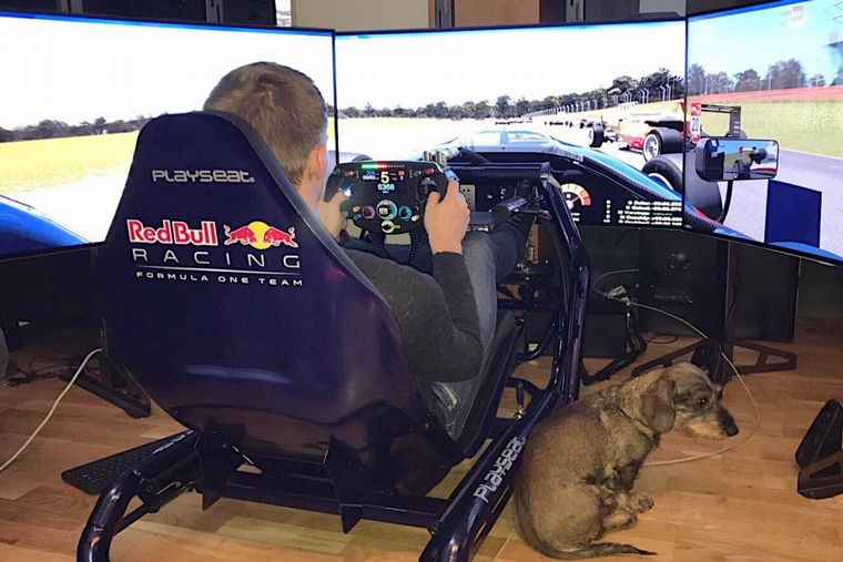 Verstappen de Red Bull terminó 11º en una "Batalla de Esports All-star"