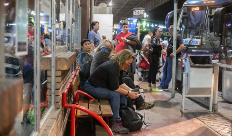 Controles a colectivos que llegan desde Chile