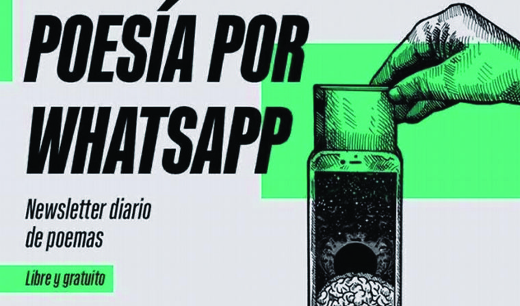 AUDIO: Difunde un newsletter con poesía a través de WhatsApp (por Micaela Rodríguez)
