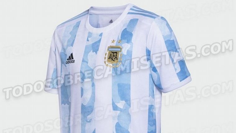Difundieron imágenes de la supuesta nueva camiseta argentina.