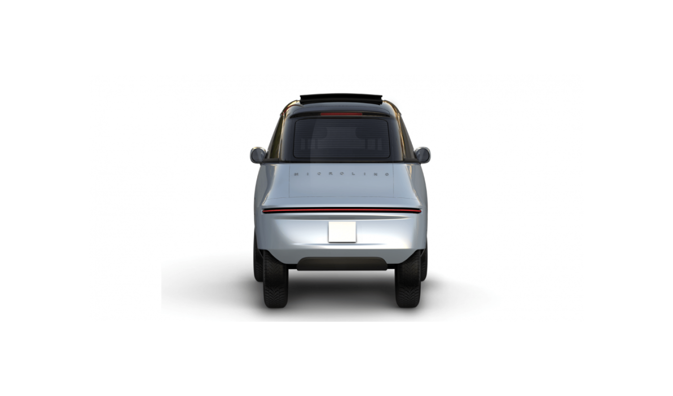 Vista posterior del Microlino 2.0