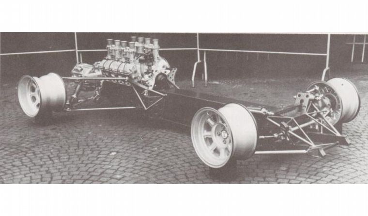 FOTO: De Tomaso usaba el mismo concepto de chasis en sus unidades, aquí el Sport 5000