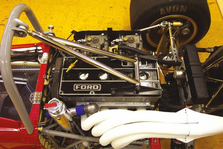 El De Tomaso F2 de 1969 equipado con motor Ford