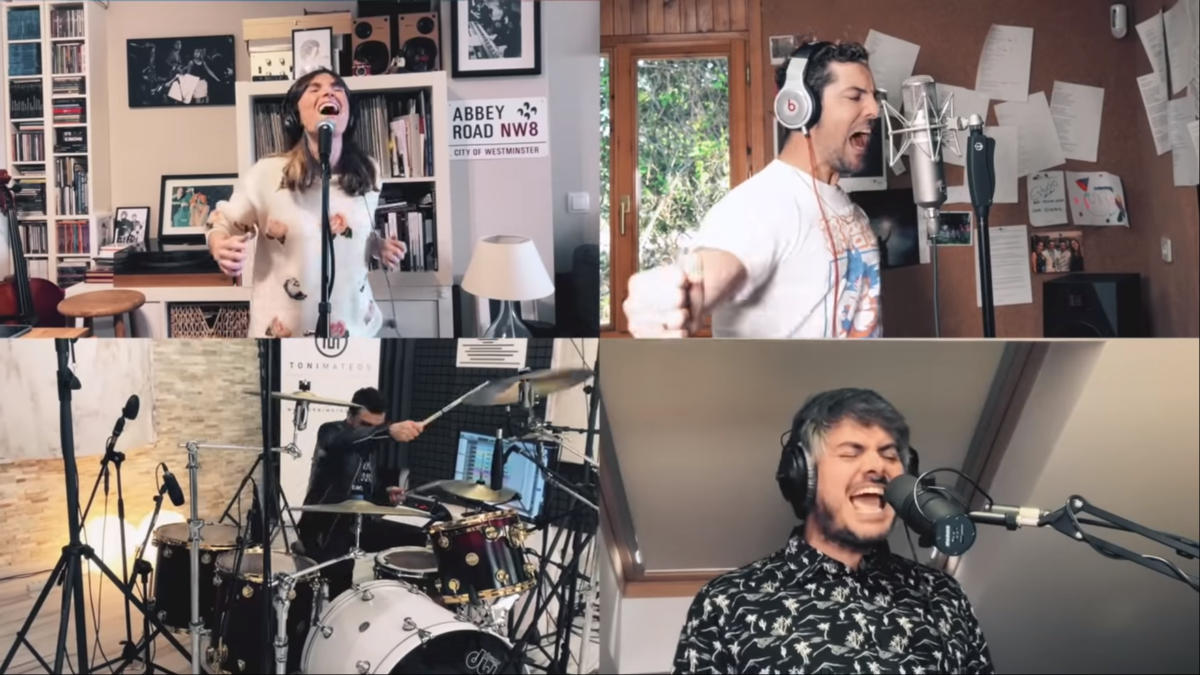 "Resistiré", el himno de la cuarentena en España.