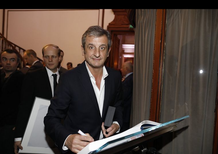 Moya en la premiación de cada año en la Federacion Internacional del Automóvil.