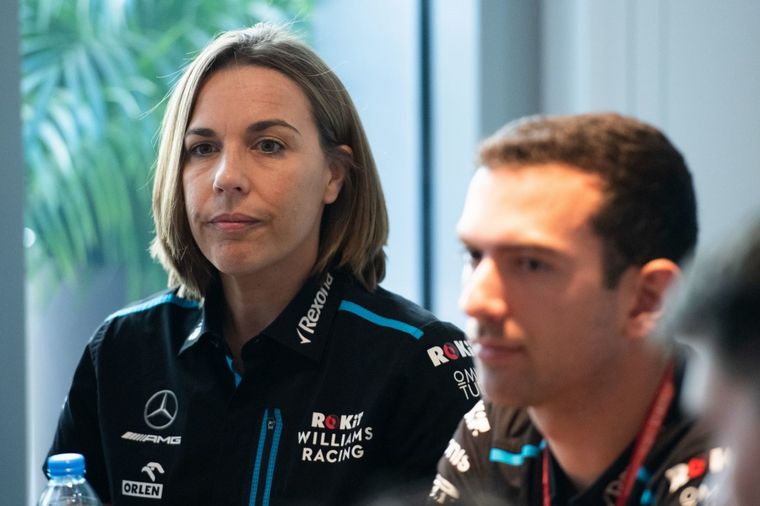 Claire Williams y Nicholas Latifi