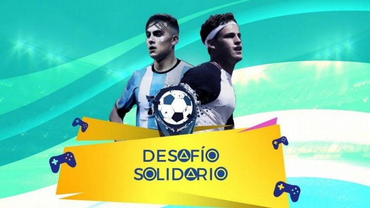 Diego Schwartzman y Paulo Dybala, juntos en una campaña solidaria.