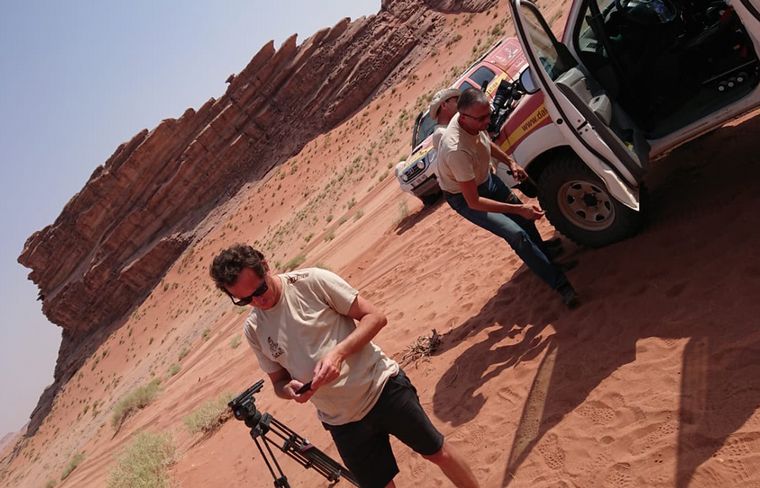 Las tareas de Pablo Eli en Dakar, por ahora interrumpidas por el Covid-19.