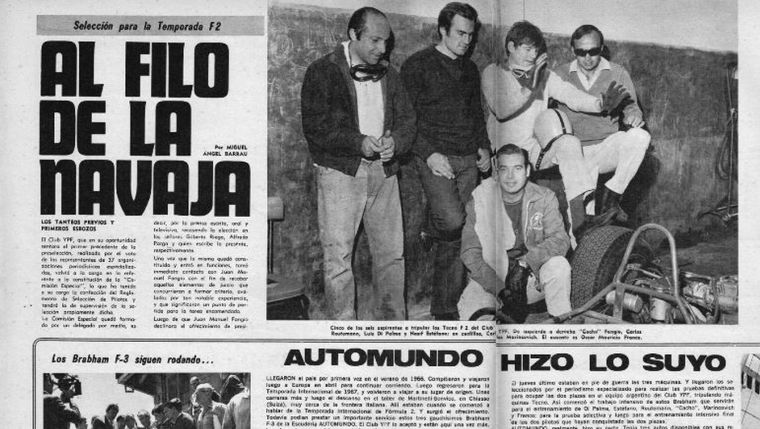 Los pilotos seleccionados para concursar por dos butacas en F2